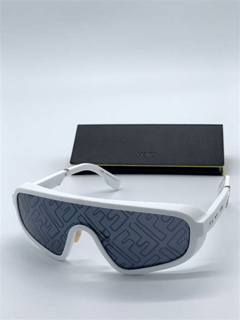 fendi m0084|Fendi Ff M0084/s Sunglasses In Vk6md White .